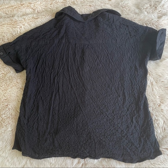 MAX STUDIO SHORT SLEEVES BLACK SHIRT  - XS - Picture 3 of 11